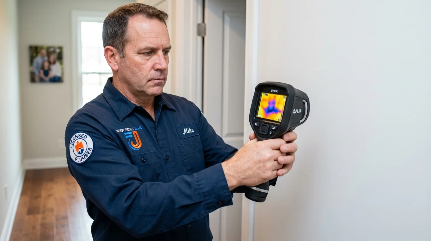 Thermal imaging leak detection by Johns Plumbing LLC in Laurens